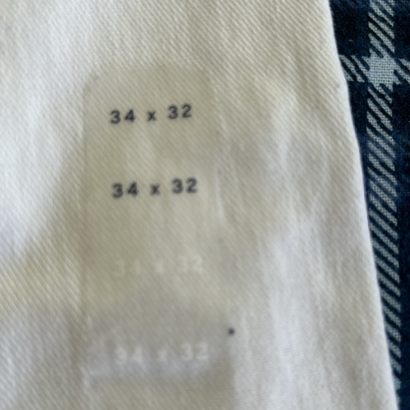GAP Recycled Denim White Size 34 x 32 - Picture 3 of 4